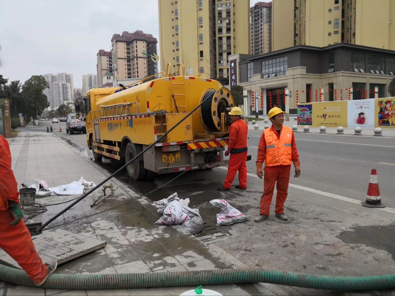 花垣排污管道清淤-管道清洗